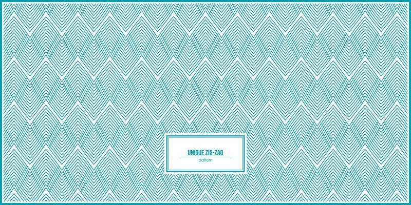unique and creative zig-zag pattern