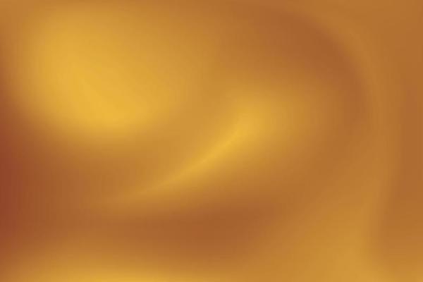 Gold abstract blurred gradient background. Vector illustration.