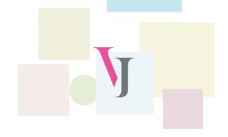 Alphabet letters Initials Monogram logo VJ, JV, V and J vector
