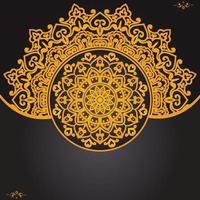 Luxury ornamental mandala design background template vector