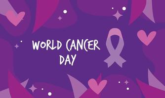 World Cancer Day Background Illustration vector