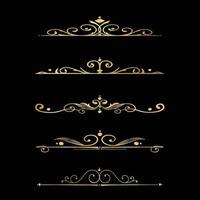 dividers collection design art vector