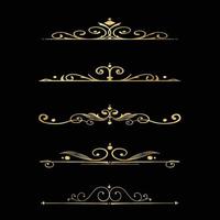 dividers collection design art vector