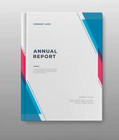 business book cover annual report template design vector