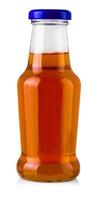 juice glass bottle isolated with clipping path. photo