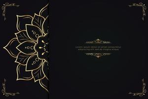 mandala luxury background vector