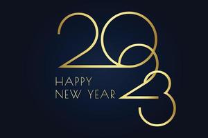 happy new year 2023 vector