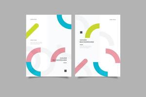 geometric cover template collection vector