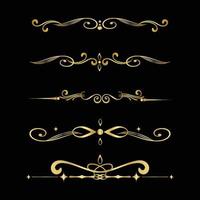 dividers collection design art vector