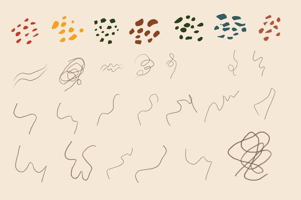 organic shapes element collection