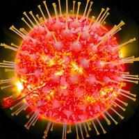 sol con las prominencias como modelo de coronavirus. de cerca. elementos de esta imagen proporcionados por la nasa foto