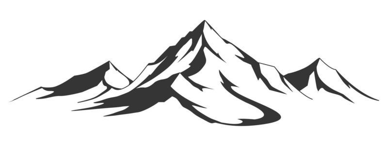 Mountain Silhouette Vector Art, Icons, and Graphics for Free Download