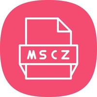 Mscz File Format Icon vector