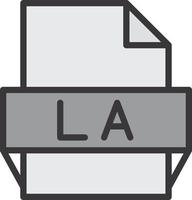 La File Format Icon vector