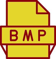 Bmp File Format Icon vector