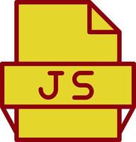 Js File Format Icon vector