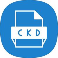 Ckd File Format Icon vector