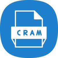 Cram File Format Icon vector