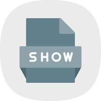 Show File Format Icon vector