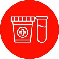 Urine Test Vector Icon Design