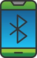 diseño de icono de vector de bluetooth