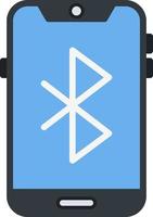 diseño de icono de vector de bluetooth