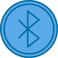 diseño de icono de vector de bluetooth