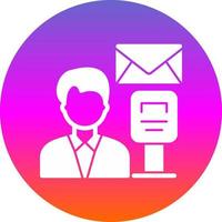 Postman Vector Icon Design