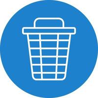 Trash Bin Vector Icon Design