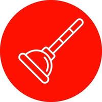 Plunger Vector Icon Design