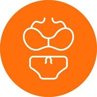Swimsuit Vector Icon Design