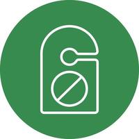 Do Not Disturb Vector Icon Design