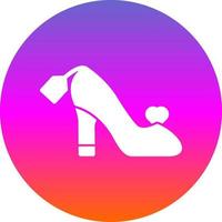 Female Footwear Vector Icon Design