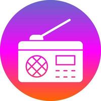 Radio Vector Icon Design