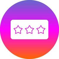 Star Rating Vector Icon Design