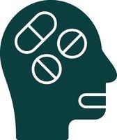 Drug Addict Vector Icon Design