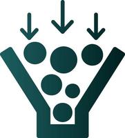 Bottleneck Vector Icon Design