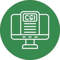 Cgi Vector Icon Design