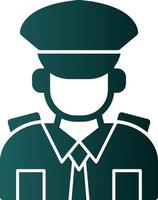 Policeman Vector Icon Design