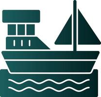 Boat Vector Icon Design