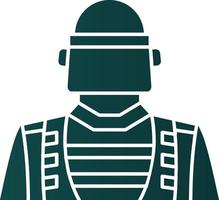 diseño de icono de vector de soldado