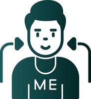 Myself Vector Icon Design