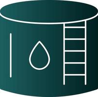Water Tank Vector Icon Design