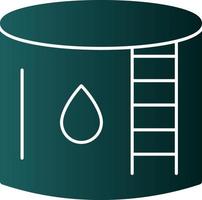 Water Tank Vector Icon Design