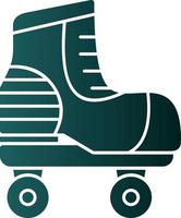 Roller Skate Vector Icon Design