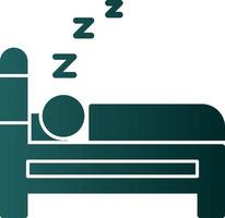 Sleeping Vector Icon Design