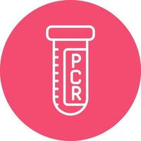 Pcr Test Vector Icon Design