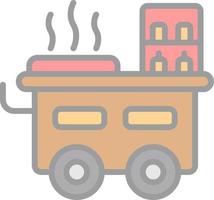 Street Food Vector Icon Design