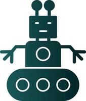 diseño de icono de vector de brazo de robot