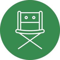 Direstors Chair Vector Icon Design